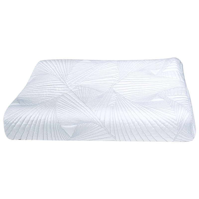 Funda de almohada de algodón acolchada de alta calidad con estampado geométrico elegante