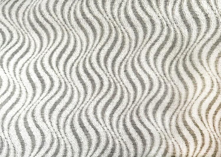 La tela tejida para colchones Jacquard combina patrón y durabilidad